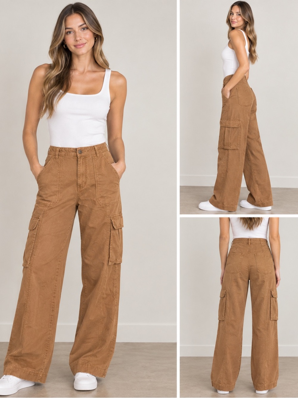 Abercrombie and fitch cargo pants size 25
